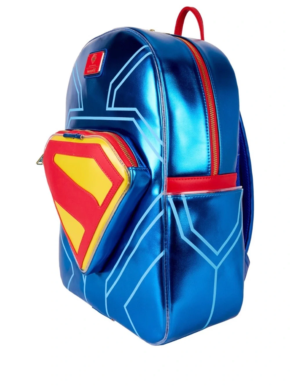 loungefly Superman Light Up Glow Full-Size Backpack - NWT